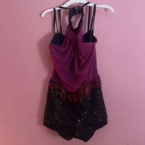 Weissman dance sparkly leotard